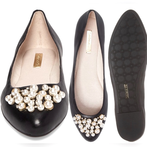 Louise et Cie Shoes - Louise et Cie Black Pearl Ballet Flats